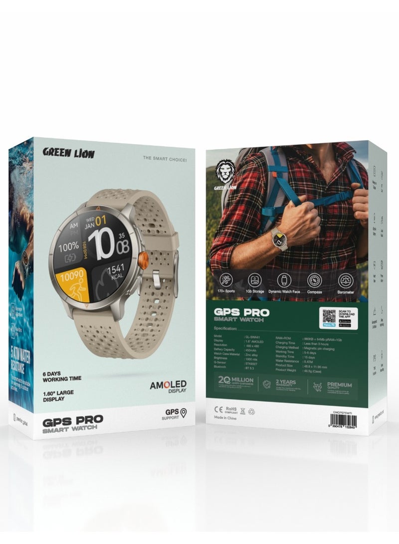 Green Lion Pro Smart Watch 1.6" AMOLED with Dynamic Watch Face & 6 Days Working Time / TWS Function / Bluetooth 5.3V / Sleep Monitoring / Always-on Display / Phone Album/ Local Music / 170+ Sports / Heart Rate - Black - Image 2