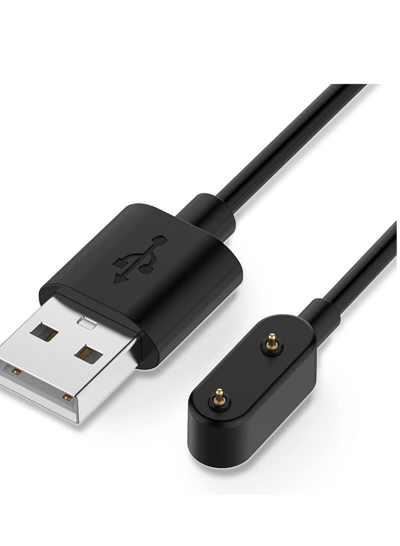 ELTRAZONE Charger Compatible with Huawei Watch Fit, USB Charging Cable Cord Base Dock Charger Adapter Stand For Huawei Band 6 smartwatch (Black) - Image 1