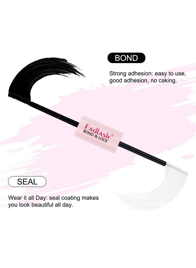 FADLASH Lash Bond and Seal Lash Extension Remover Kit for Cluster Lashes Soothing Oil 5ML Lash Glue Remover 48-72 Hours Cluster Lash Glue DIY Eyelash Extension Kit Self Application 2 Pcs at Home - Image 5
