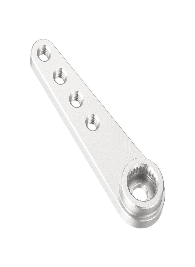 MECCANIXITY 5 Pcs Aluminum Servo Horn Long 25T Steering Arm 37mm Length Silver Suitable for DIY RC Car/Boat/AirplanesBoat Model Accessories - Image 4