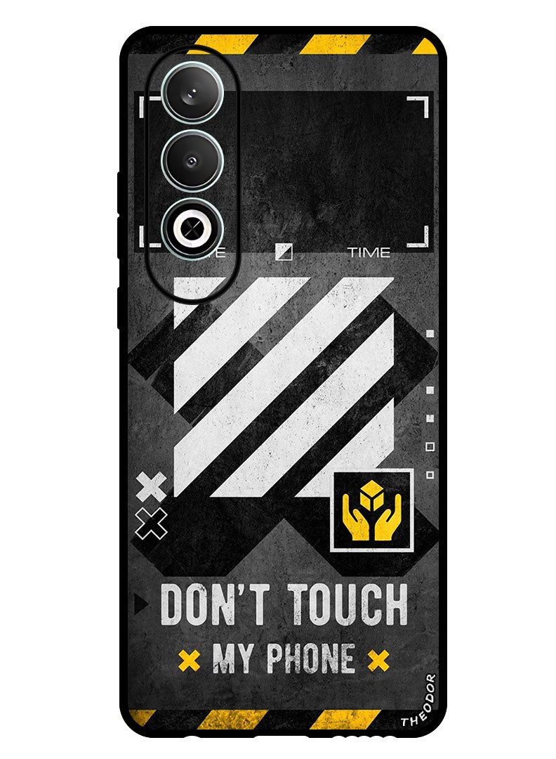 Theodor Protective Case Anti Scratch Shock Proof Bumper Cover For Oppo K12 Dont Touch My Phone 1 - Image 1