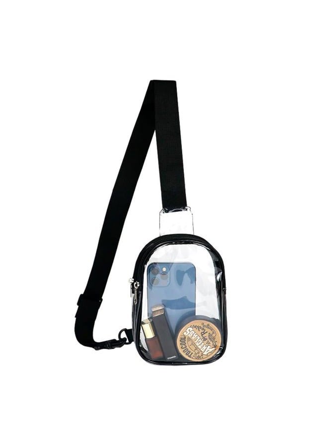 Hiflyer Clear Purses for Women Stadium, Clear Sling Bag Clear Bag Stadium Approved, Back Pack Clear Stadium Bag Crossbody Bags for Women Trendy - Image 1