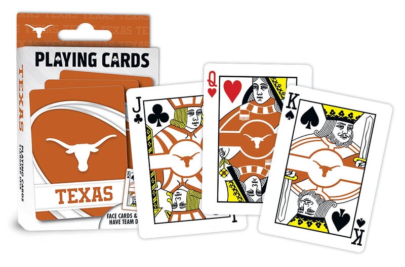 MasterPieces Texas Longhorns Playing Cards Logo - Image 1