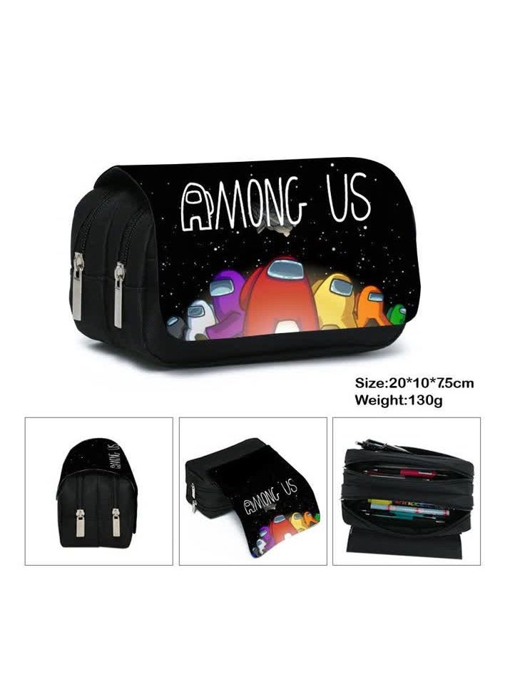Generic - AMONG US pencil bag stationery box among us Space Werewolf Killing Game Peripheral Pencil Box,AMONG US A款笔袋1 - Image 1
