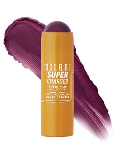 MILANI Milani Supercharged Cheek + Lip Multistick 140: Berry Bolt | Creamy, Blendable, Multi-Use Makeup Stick for Lips & Cheeks | Hydrating, Lightweight Formula | Buildable Color & Natural Finish  - Image 1