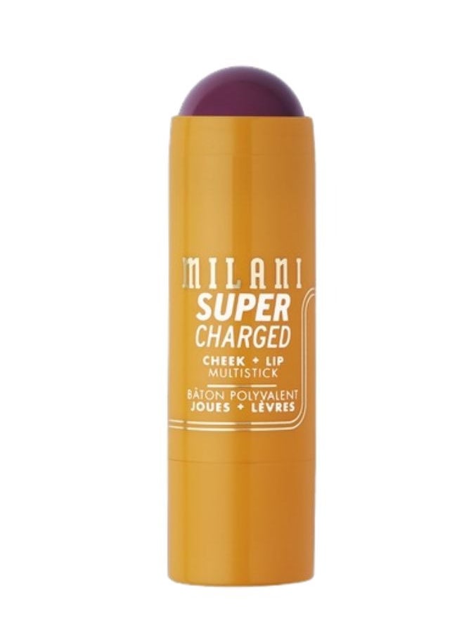 MILANI - Milani Supercharged Cheek + Lip Multistick 140: Berry Bolt | Creamy, Blendable, Multi-Use Makeup Stick for Lips & Cheeks | Hydrating, Lightweight Formula | Buildable Color & Natural Finish - Image 1