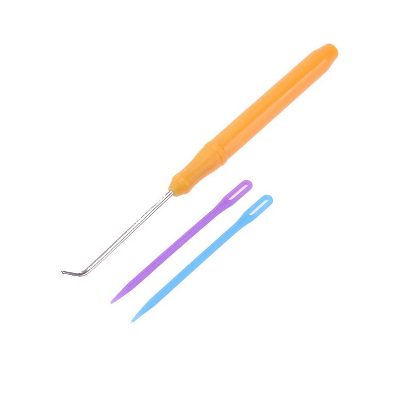 DIY Castle Loom Knitting Tool for Sweaters Crochet and suture needles 