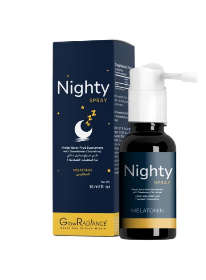 GlowRadiance Nighty Spray Melatonin 10ml sleep spray night spray - Image 2