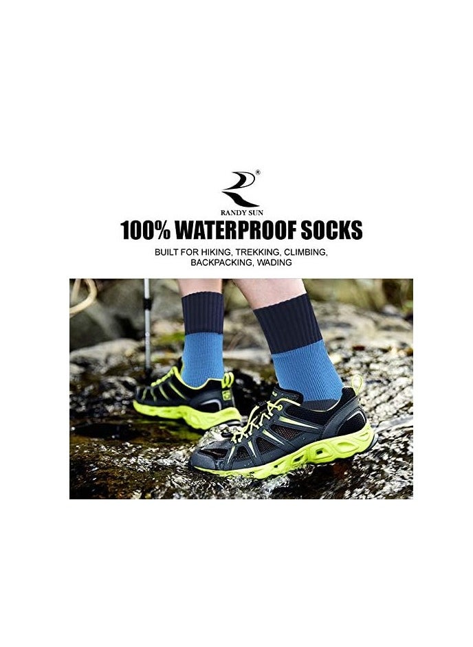 SYOSI Waterproof Socks, Slim Waterproof Socks, Unisex Hiking Wading Trail Running Kayaking Crew Socks, Thin Moisture Wicking Waterproof Socks for Men, Women, Golf, Cycling, Trekking, Outdoor Skiing Hiking  - Image 3