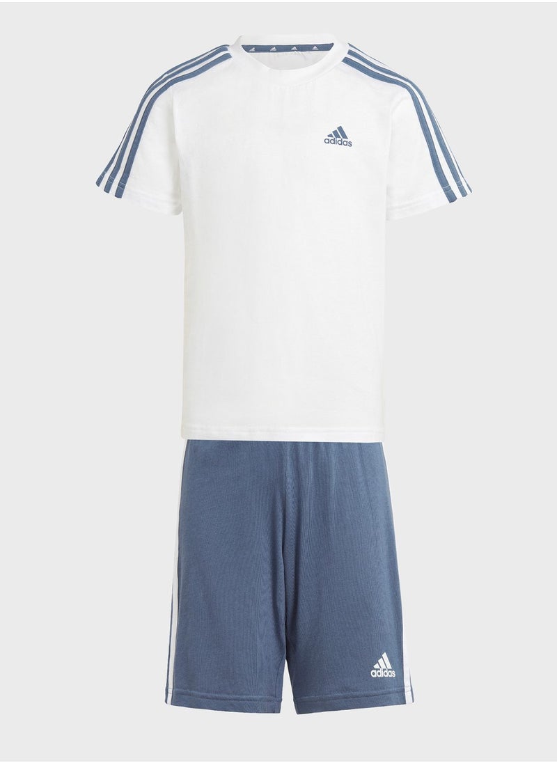 Adidas - Little Kids 3 Stripes Set - Image 1