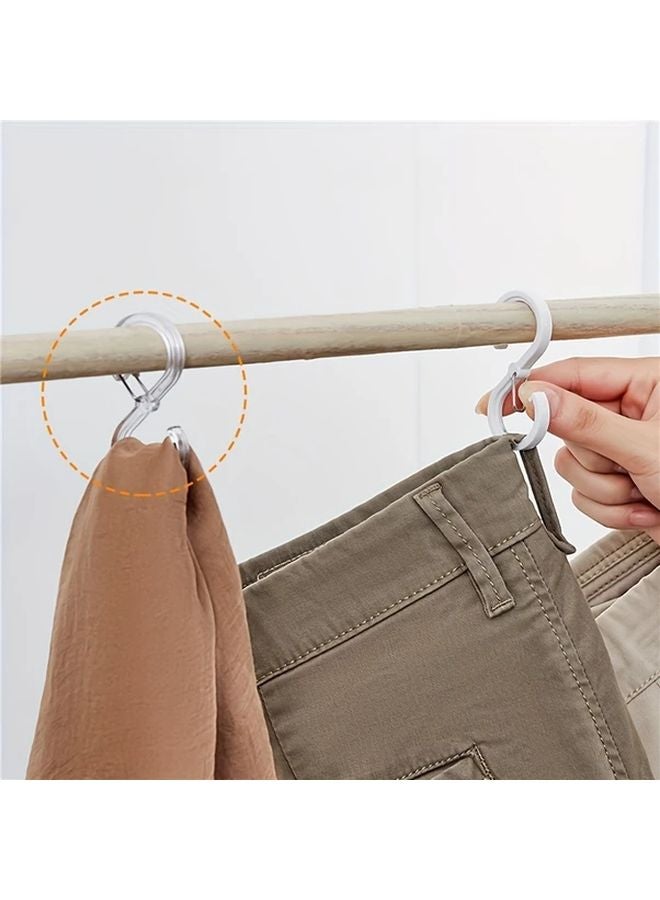 White S Hooks 16pcs Heavy Duty Loop Hangers For Closet Garage Kitchen Storage - Image 5