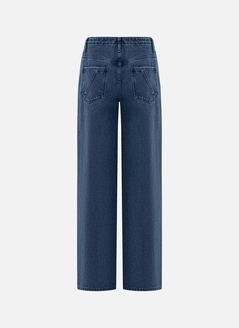 Lichi  Mid-rise straight jeans for Women | Best Price UAE