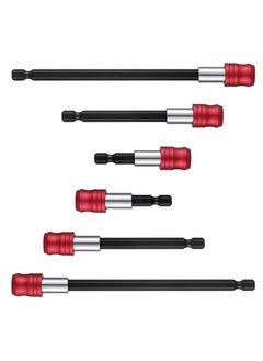Y&D Drill Bit Extension Magnetic Screwdriver Holder Impact Driver Set Bar Socket Chuck Adapter 1/4 Inch Hex Shank Power for Screws Nuts 6 Pieces  - Image 1