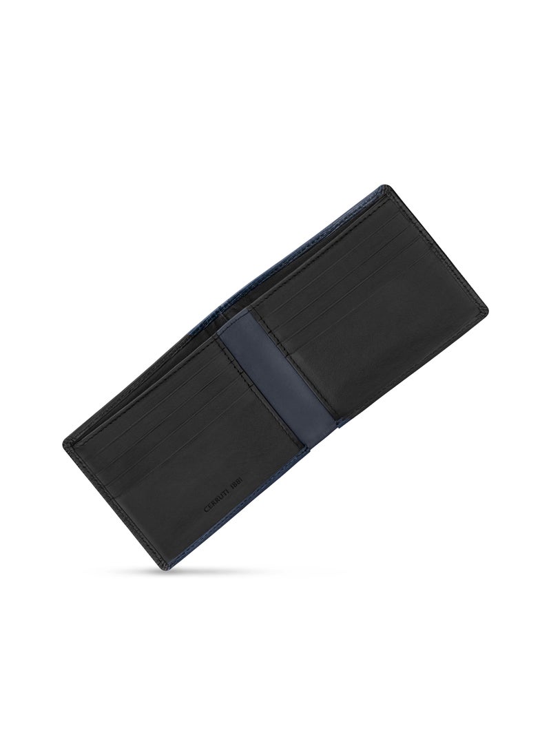 CERRUTI 1881 - Saffaino Black Leather Wallet for Men's - Image 1