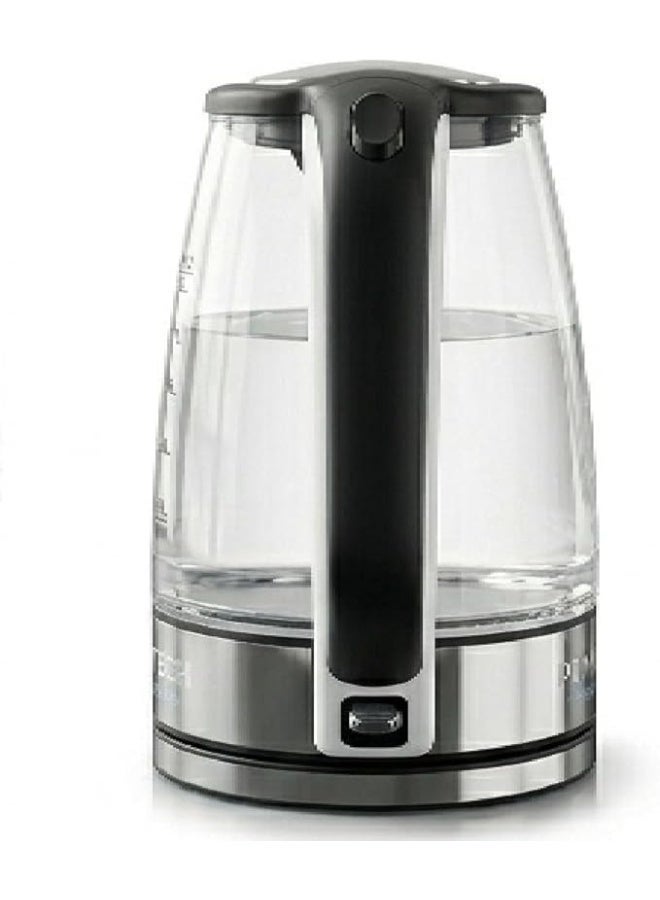 PRIME TECH Electric Kettle Glass 2.2 Liter, 1500 Watt, Fast Heating Water Boiler, Auto Shut-Off, Heat Resistant Handle, Cordless Tea & Coffee Kettle, Black - Image 4