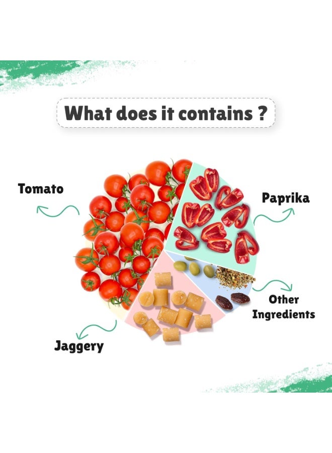 Little Joys Tomato Sauce Squeeze For Kids | No Refined Sugar, No Added Preservatives, No Chemicals ,320gm (Pack of 2) - Image 3