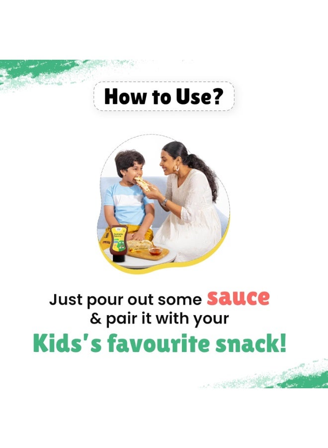 Little Joys Tomato Sauce Squeeze For Kids | No Refined Sugar, No Added Preservatives, No Chemicals ,320gm (Pack of 2) - Image 5