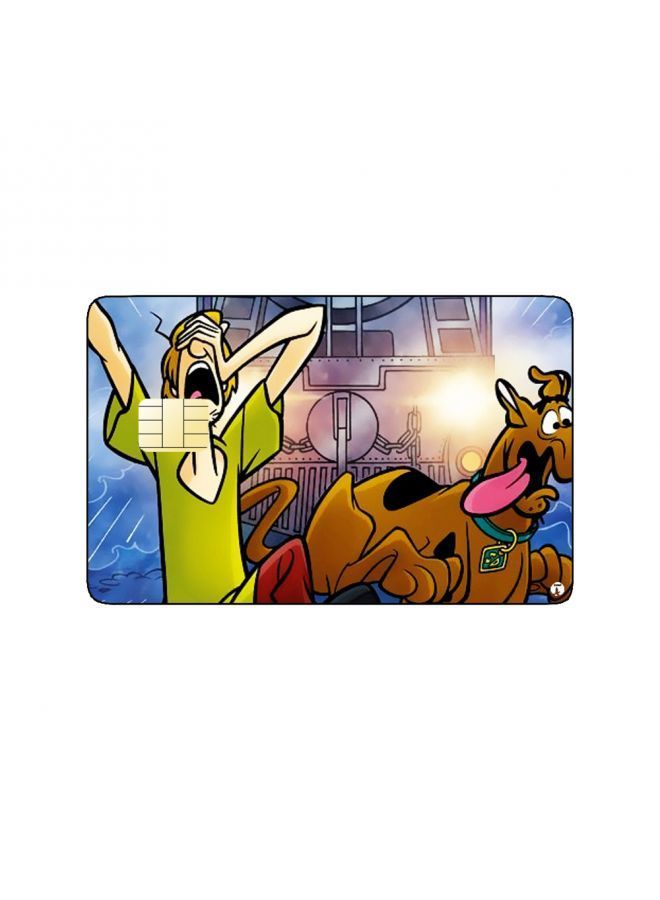 RKN PRINTED BANK CARD STICKER Animation Scooby And Shaggy From Scooby Doo By Cartoon Network - Image 1