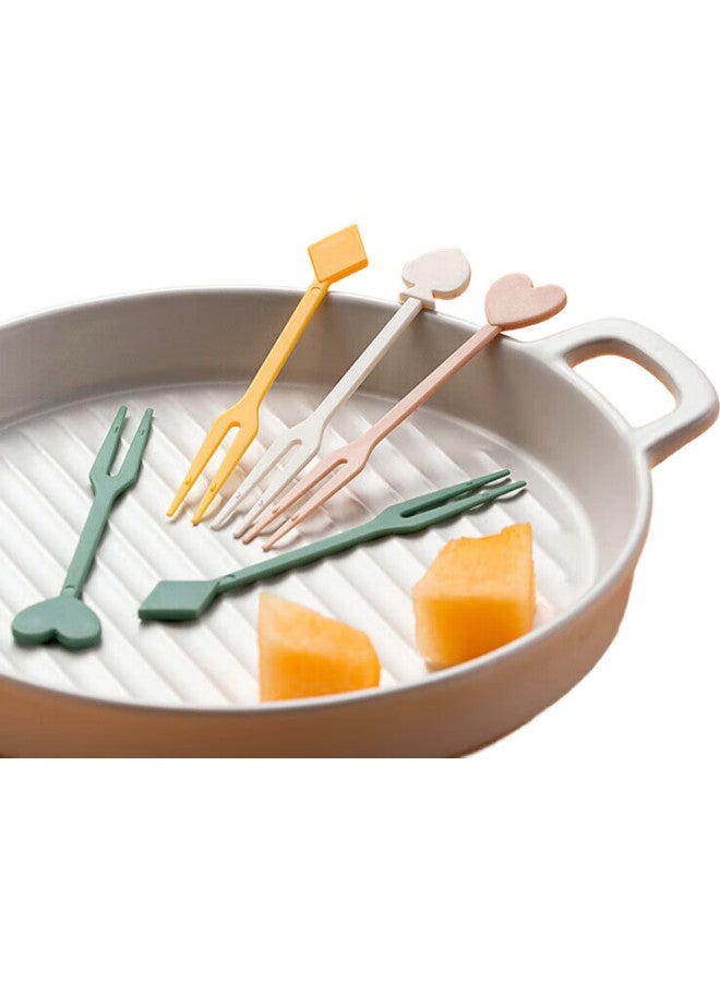 Onlycook Disposable Fruit Forks, Food-Grade Fruit Picks, Cake Forks, Dessert Forks With Fun Design, 36-Piece Set - Image 2