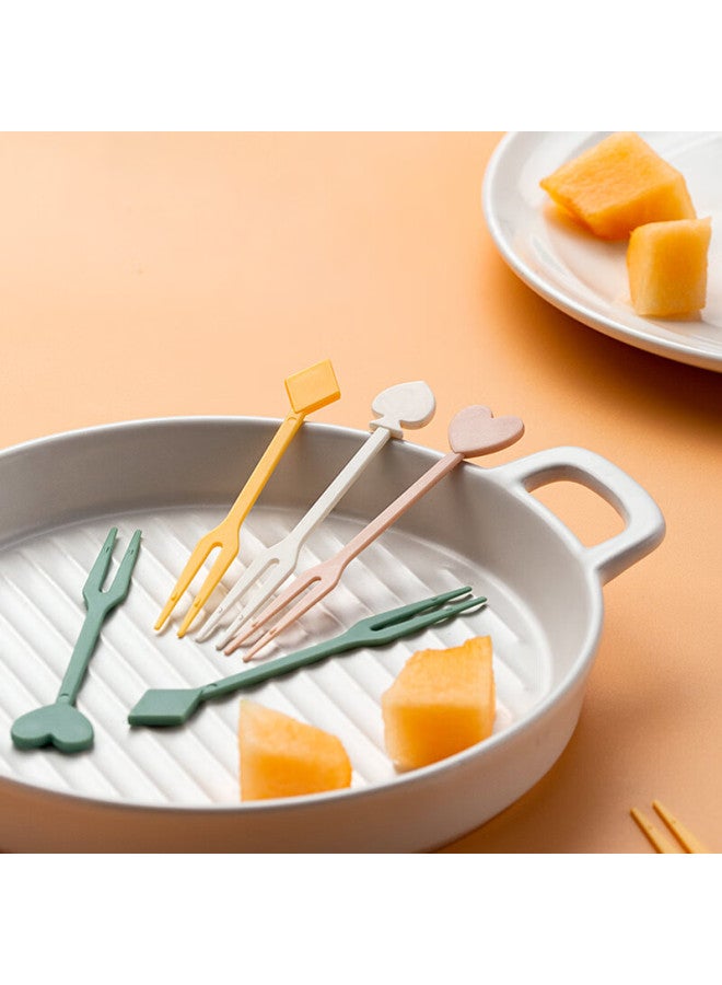 Onlycook Disposable Fruit Forks, Food-grade Fruit Picks, Cake Forks, Dessert Forks With Fun Design, 36-piece Set - Image 3