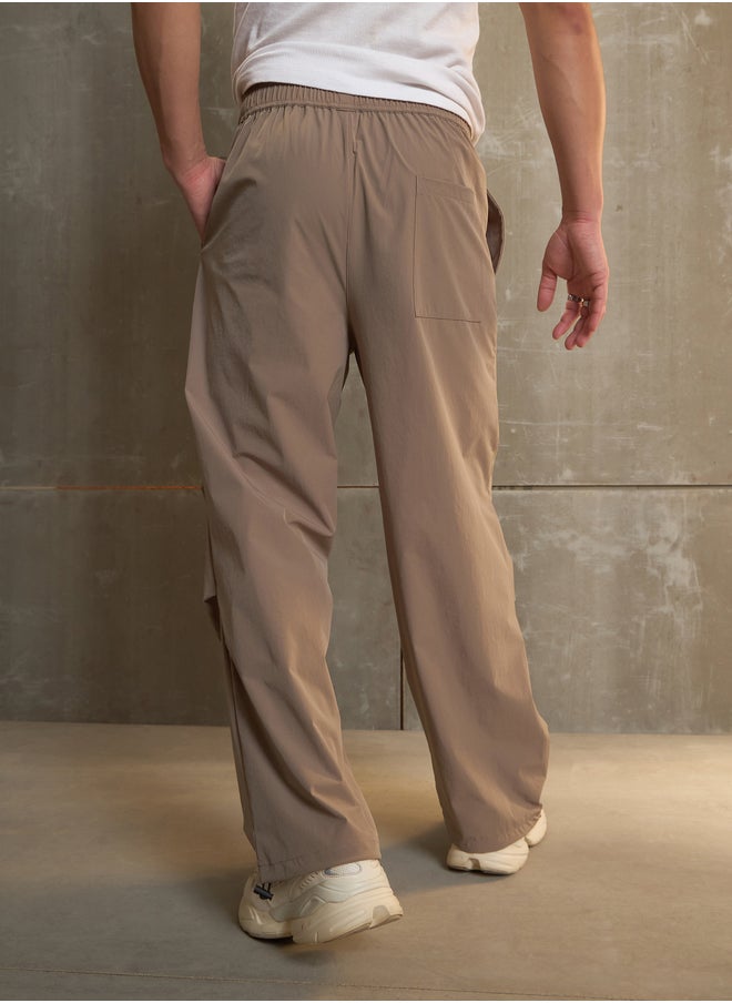 SASSAFRAS Front Invert Pleat Baggy Parachute Pants  - Image 5