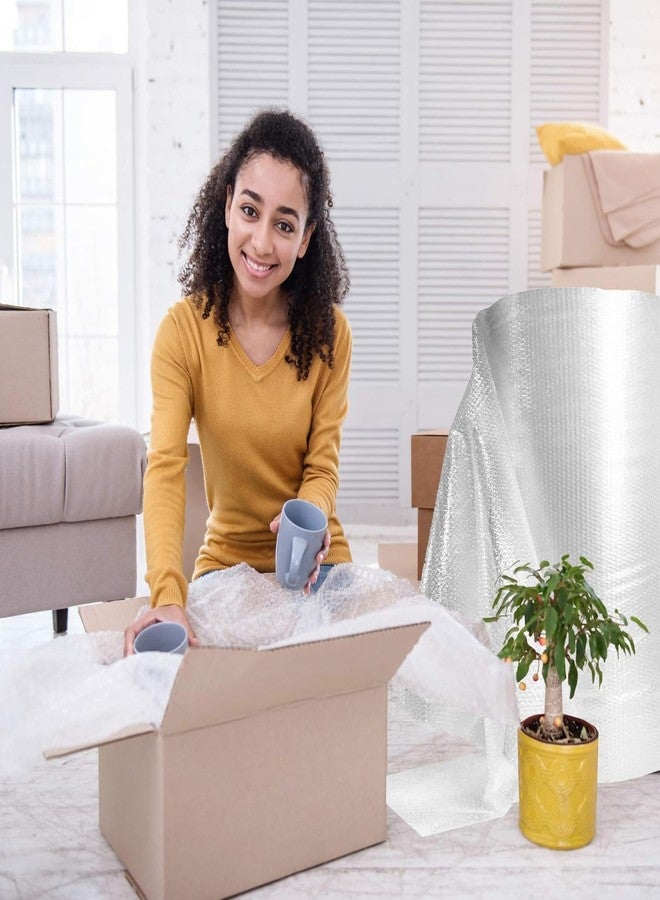 MALANI STORES لفائف تغليف فقاعات هوائية من متاجر مالاني، مقاس 1 متر × 100 متر، مادة تغليف متينة ومتعددة الأغراض (1 متر × 100 متر، عبوة من قطعة واحدة) - Image 4