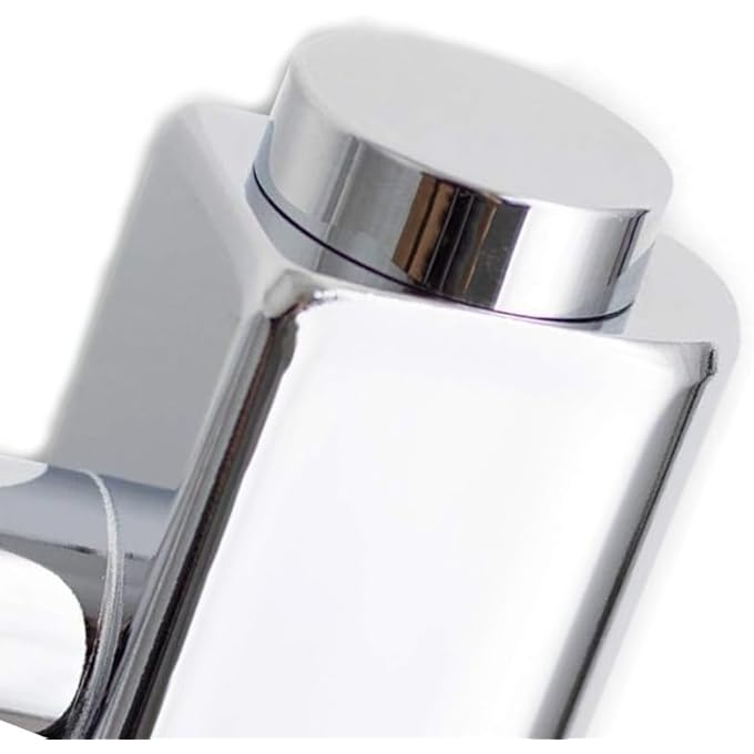 TWO CHROME COVER CAP FOR TOWEL RAIL RADIATOR FOR BLANKING PLUG AND BLEEDING VALVE - Image 3