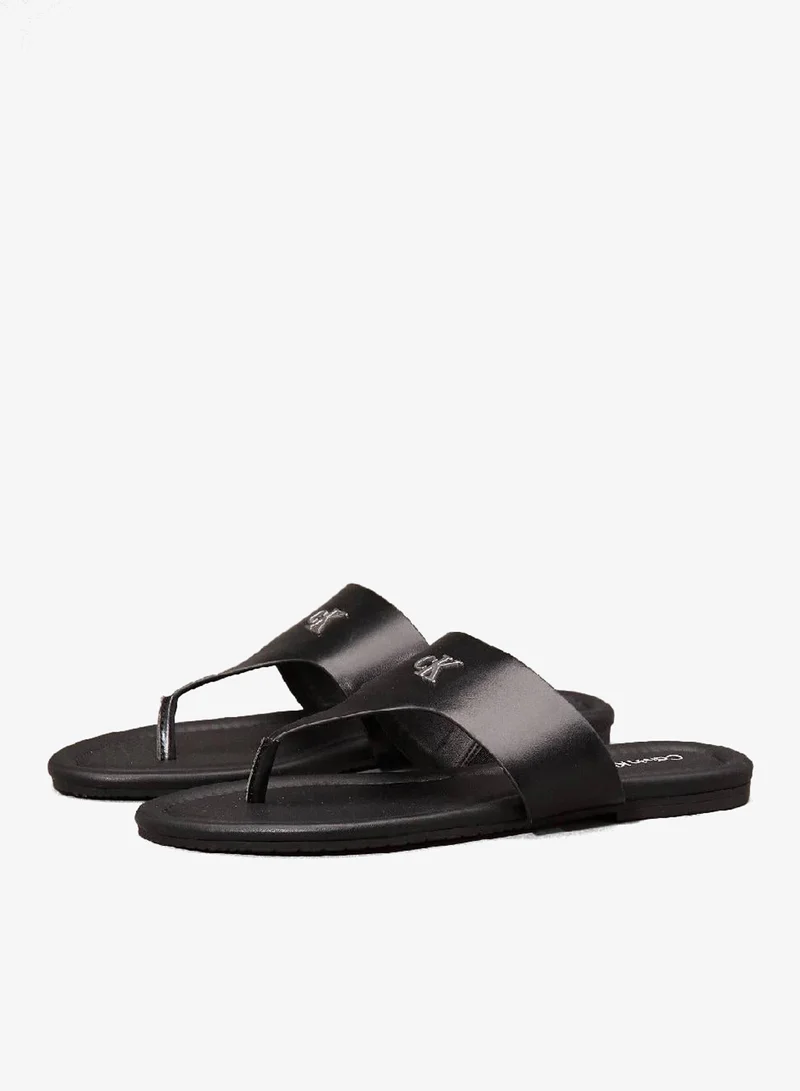 Calvin Klein Jeans Faux Leather Sandals