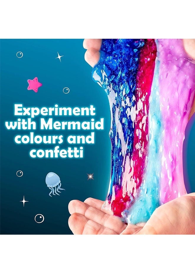 Beauenty DIY Slime Kit for Kids,DIY Mermaid Slime Making Toys Kids for 6-12,Fluffy Cloud Foam Squish Glitter Slime Making Kits,Fun Slime Making Kit Awesome Craft Toy Birthday Present Ideas - Image 3