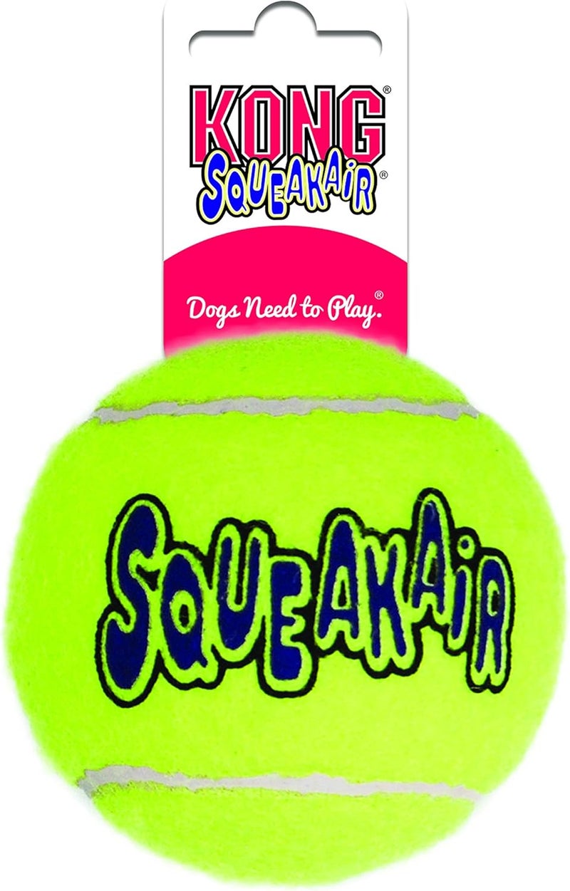 KONG SqueakAir Ball - Premium Dog Toy, Squeaky Tennis Balls for Large Dogs - Image 3