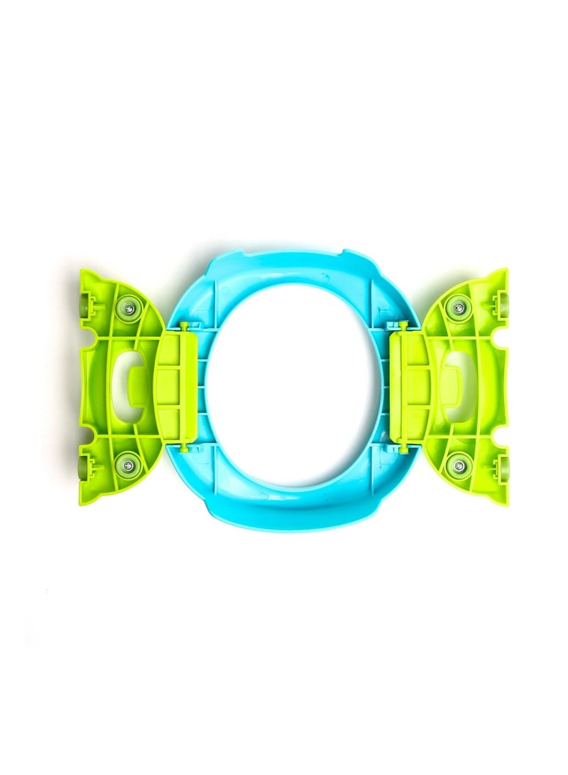 ebebek Baby Potty Foldable Potty Training Seat with Gift 15 Pocket Wipes and 10 Trash Bags - Image 5