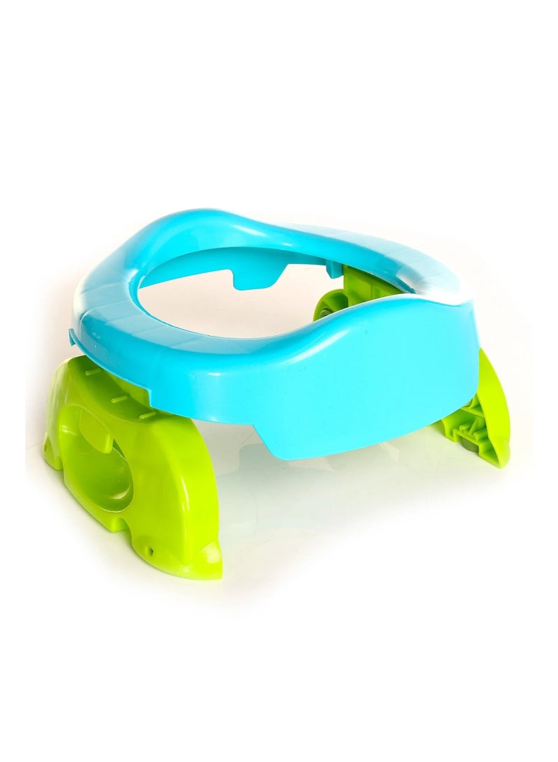 ebebek Baby Potty Foldable Potty Training Seat with Gift 15 Pocket Wipes and 10 Trash Bags - Image 4