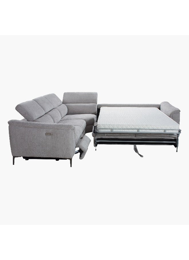 Home Box Saturn 5-Seater Right Corner Sofabed with Power Reclining Armchair and Adjustable Headrest  - Image 2