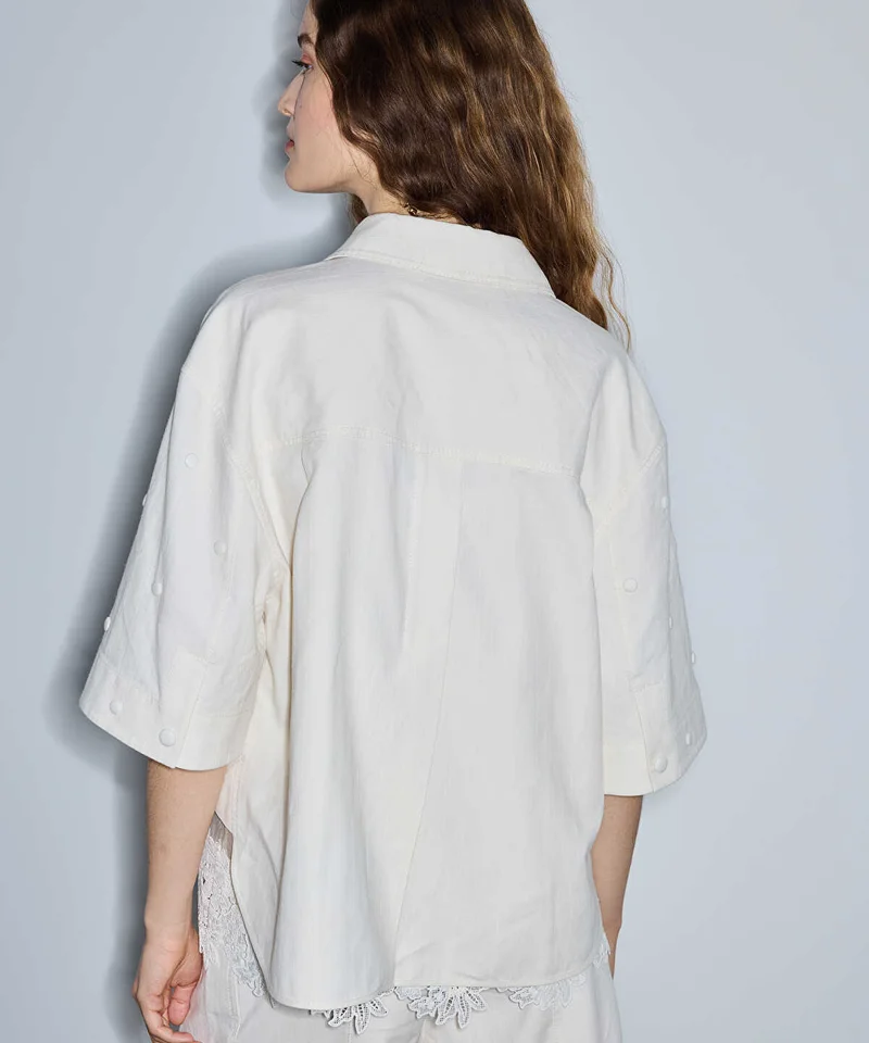 Ipekyol  Snap Button Embellished Jacket for Women | Best Price UAE