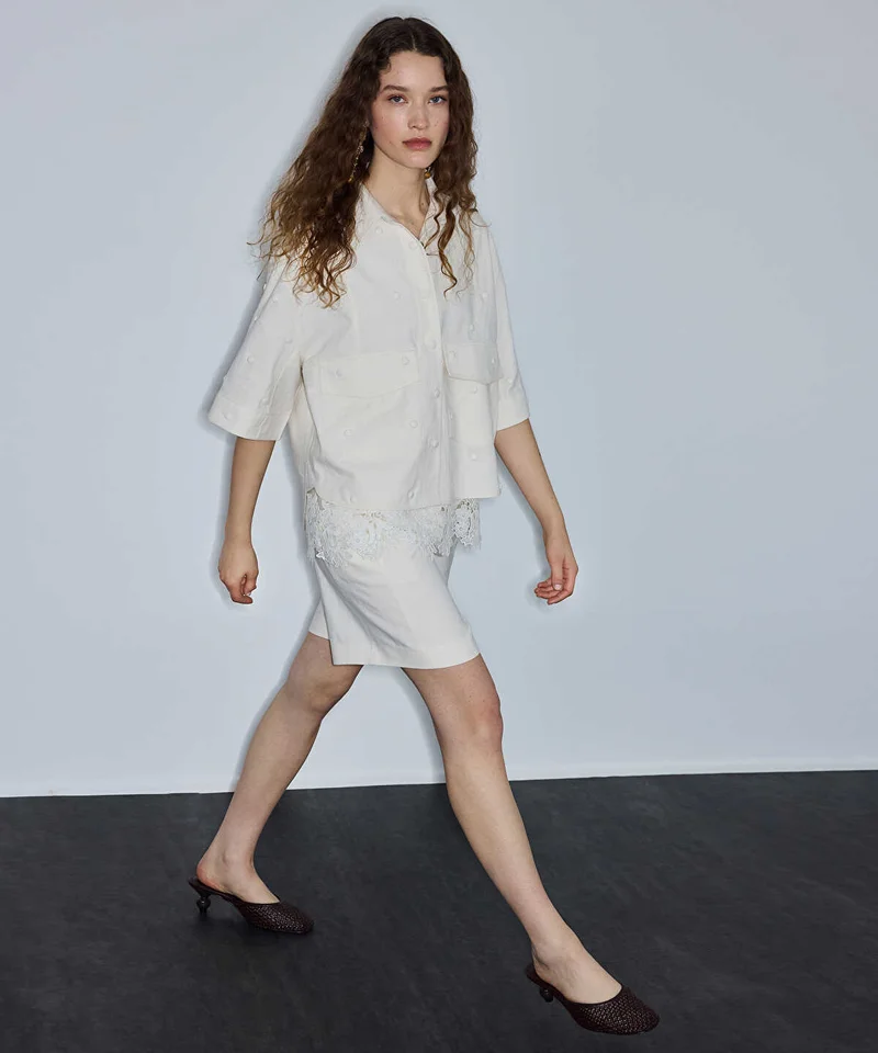 Ipekyol  Snap Button Embellished Jacket for Women | Best Price UAE