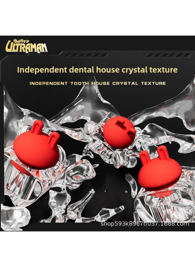 Ultraman Deciduous Teeth Storage Box Teeth Storage Bottle For Boys And Children Storage Box Collection Photo Frame-Specifications: Saiwen-Upgrade Bronzing Process-Wooden Frame - Image 4
