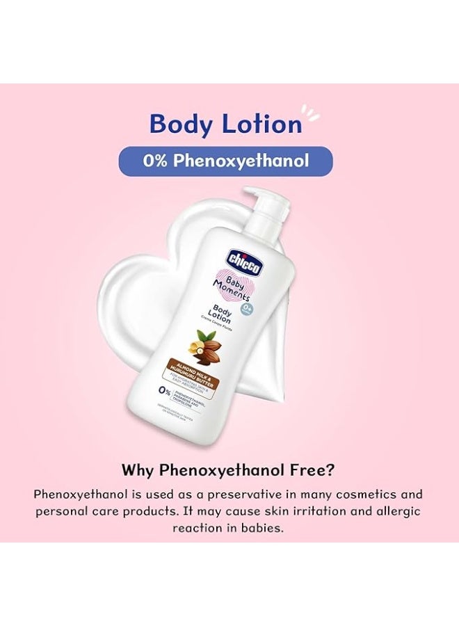 Chicco Baby Moments Body Lotion for Babies, 100ml | Almond Milk & Murumuru Butter | Quick Absorb Formula with Natural Ingredients for Ultra Soft Skin | Dermatologically Tested | Parabens & Phenoxyethanol Free - Image 2