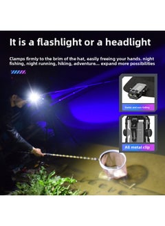 Generic Outdoor Camping Light Strong Light Multi-function Key Chain Light Charging Work Light Highlight Warning Light Flashlight-Color:Black  - Image 5