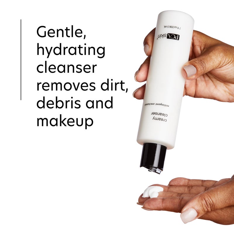 PCA SKIN غسول وجه كريمي مرطب من PCA SKIN، غسول وجه يومي لطيف للبشرة الجافة والحساسة، يترك البشرة ناعمة وسلسة، يساعد في إزالة المكياج والأوساخ والشوائب من البشرة، زجاجة 7.0 أونصة - Image 4