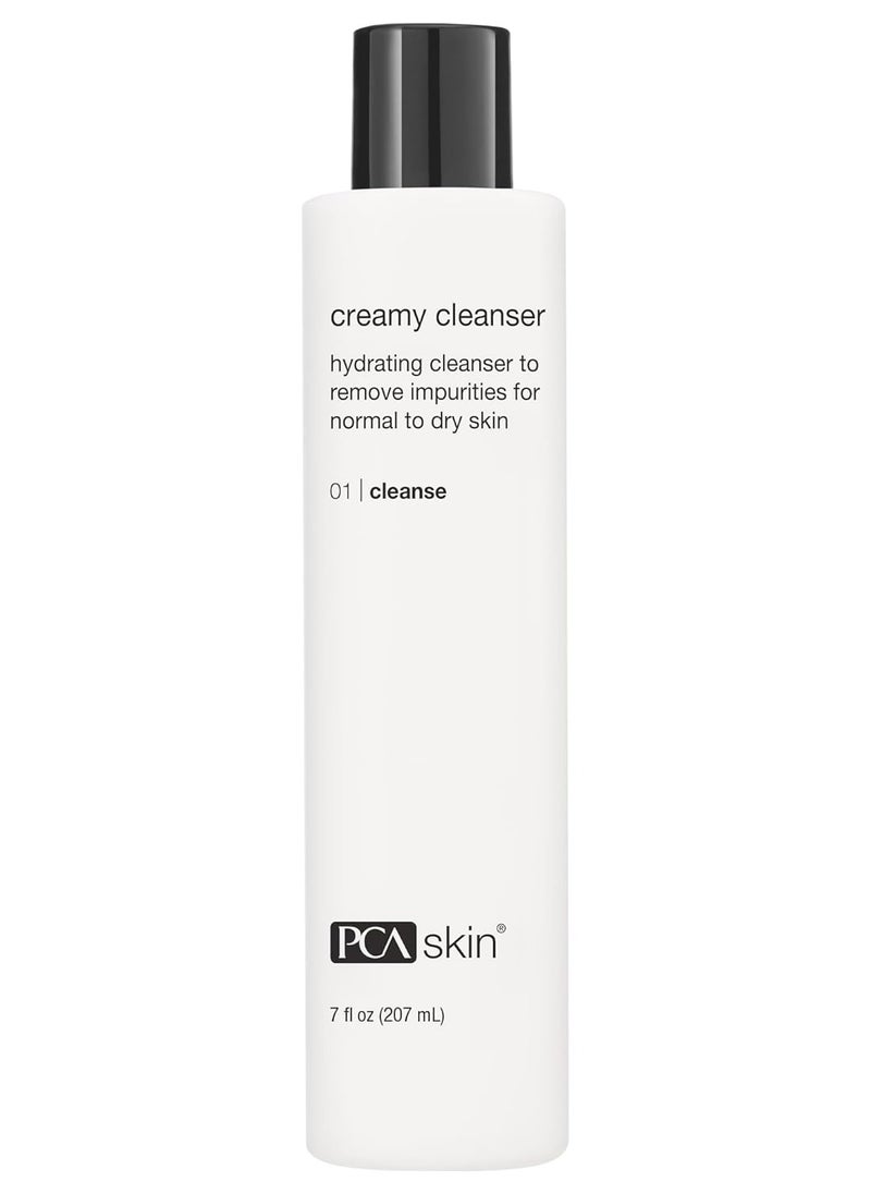 PCA SKIN PCA SKIN Creamy Moisturizing Face Cleanser, Gentle Daily Face Wash for Dry and Sensitive Skin, Leaves Skin Feeling Soft and Smooth, Helps Remove Makeup, Dirt, and Impurities from Skin, 7.0 oz Bottle  - Image 1