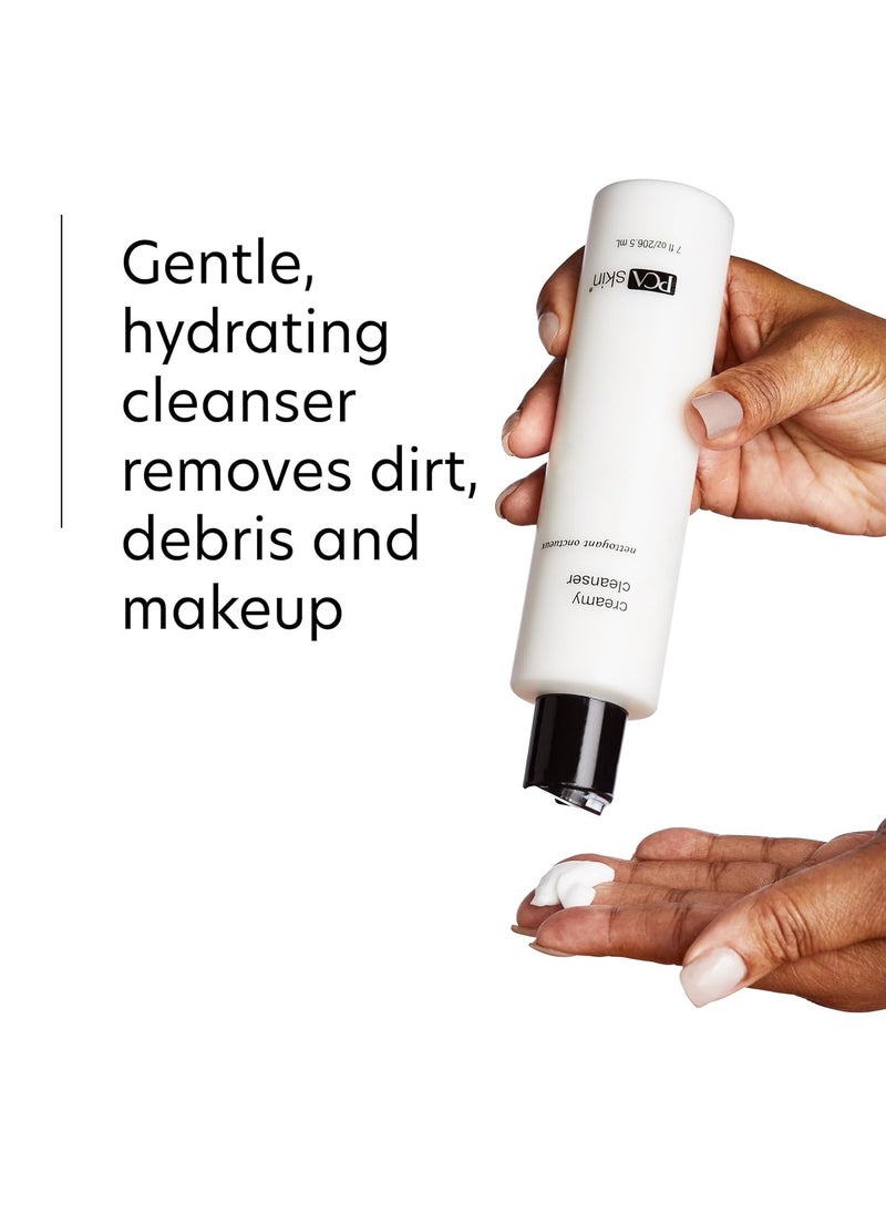 PCA SKIN PCA SKIN Creamy Moisturizing Face Cleanser, Gentle Daily Face Wash for Dry and Sensitive Skin, Leaves Skin Feeling Soft and Smooth, Helps Remove Makeup, Dirt, and Impurities from Skin, 7.0 oz Bottle  - Image 3