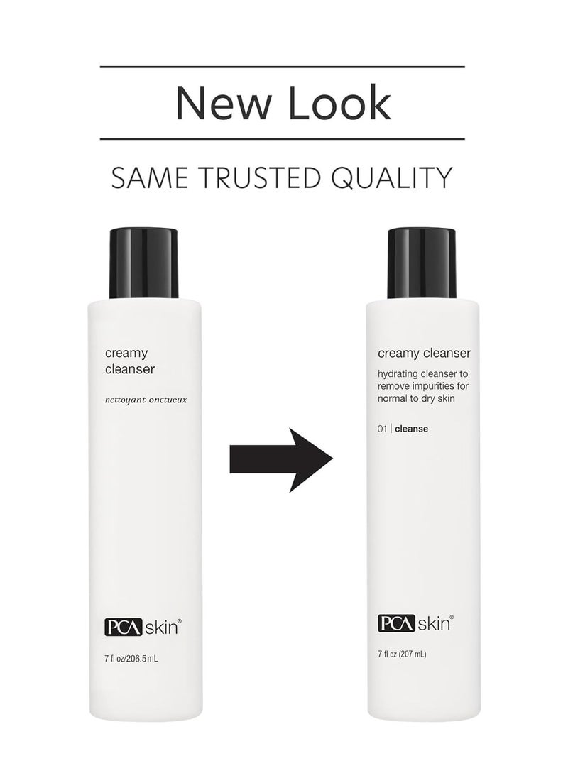 PCA SKIN PCA SKIN Creamy Moisturizing Face Cleanser, Gentle Daily Face Wash for Dry and Sensitive Skin, Leaves Skin Feeling Soft and Smooth, Helps Remove Makeup, Dirt, and Impurities from Skin, 7.0 oz Bottle  - Image 4