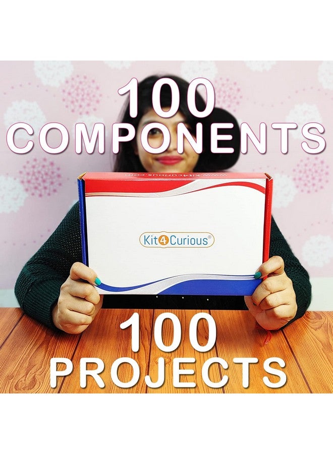 Kit4Curious Super Kit 100 Items in a kit - Science & Fun Innovation Kit with Instruction Manual for 100 Projects - Image 4