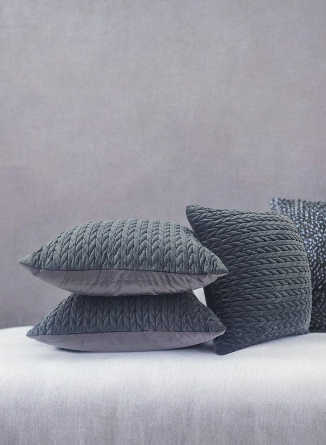 Inrest Home Luxury Pillow Cover Black - INREST 45*45cm One Piece - Image 1