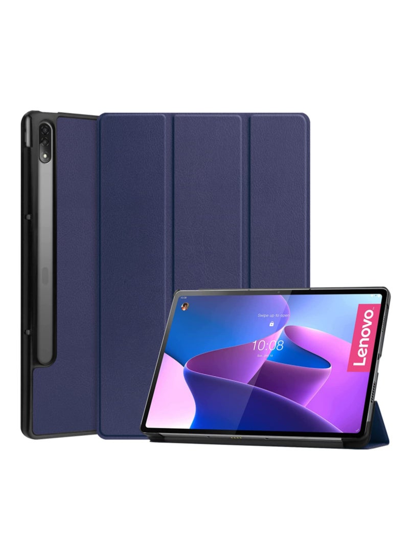 For Lenovo Tab P12 Pro 12.6 Inch Case Generation Soft TPU Touch Auto Wake Sleep Smart Cover Flexible Protective Shockproof Slim Fit Durable Case for Lenovo Tab P12 Pro Tablet 2023 Model - Image 1