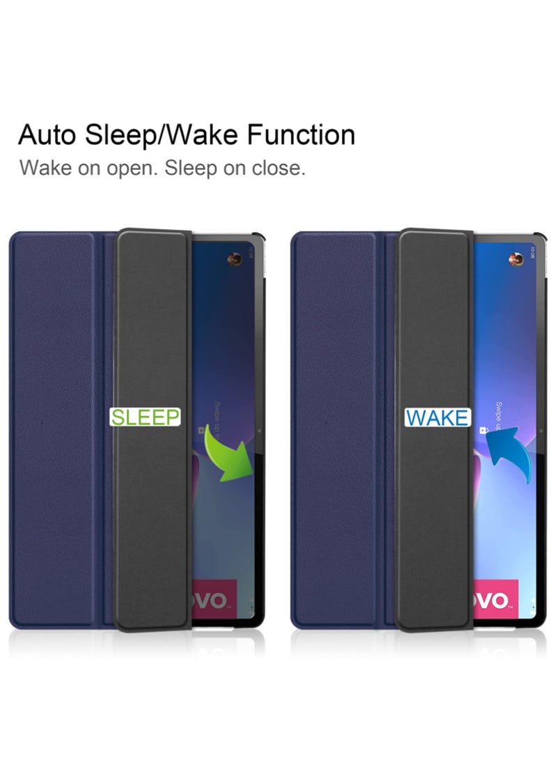 For Lenovo Tab P12 Pro 12.6 Inch Case Generation Soft TPU Touch Auto Wake Sleep Smart Cover Flexible Protective Shockproof Slim Fit Durable Case for Lenovo Tab P12 Pro Tablet 2023 Model - Image 2