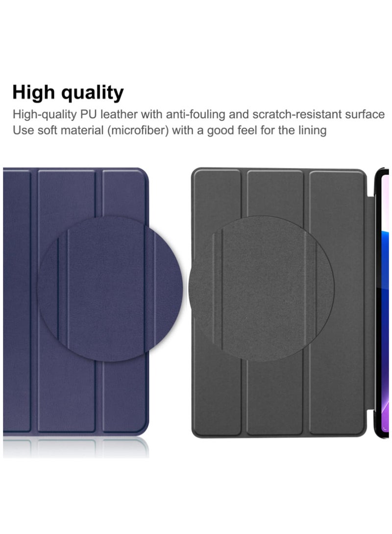 For Lenovo Tab P12 Pro 12.6 Inch Case Generation Soft TPU Touch Auto Wake Sleep Smart Cover Flexible Protective Shockproof Slim Fit Durable Case for Lenovo Tab P12 Pro Tablet 2023 Model - Image 4