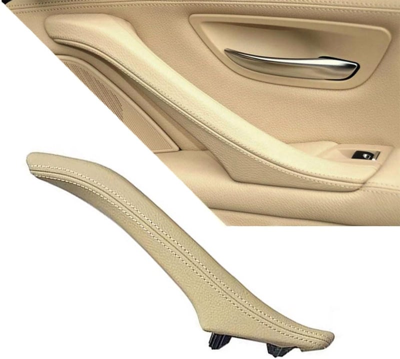 Goodithy Right Passenger Side Door Handle Assembly, Compatible with BMW 5 Series F10 F11, Interior Door Handle Complete Replacement for BMW 520 523 525 528 530 535 2010-2017(Beige) Daily universal pick - Image 1