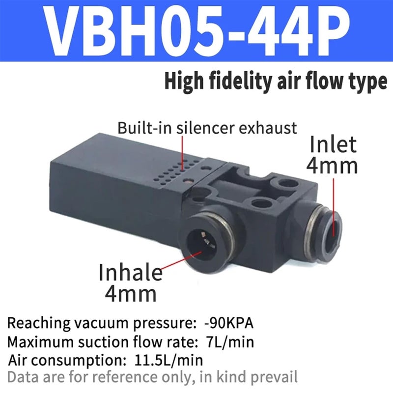 VBH VBE VBL أجزاء هوائية مولد فراغ لوسادة كوب الشفط الهوائية مع كاتم صوت مدمج خاص VBH10-66P VBE12-44P (VBH05-44P) - Image 2