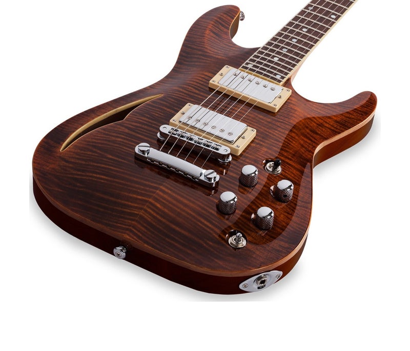 Schecter جيتار كهربائي شيكتر 640 C-1 E/A كلاسيك - عين القط - Image 3